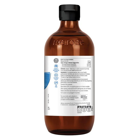 Melrose Omega Fish Oil Health & Heart 500ml