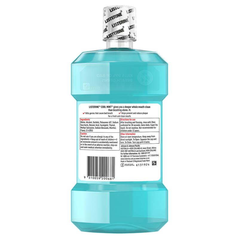 Load image into Gallery viewer, Listerine Mouthwash Cool Mint 500ml
