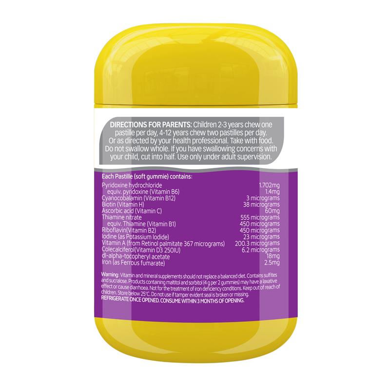 Load image into Gallery viewer, Nature's Way Kids Smart Vita Gummies High Strength Multi + Iron 40 Pastilles
