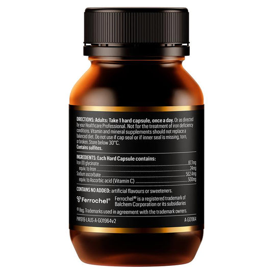 GO Healthy Iron + Vitamin C 30 Hard Capsules