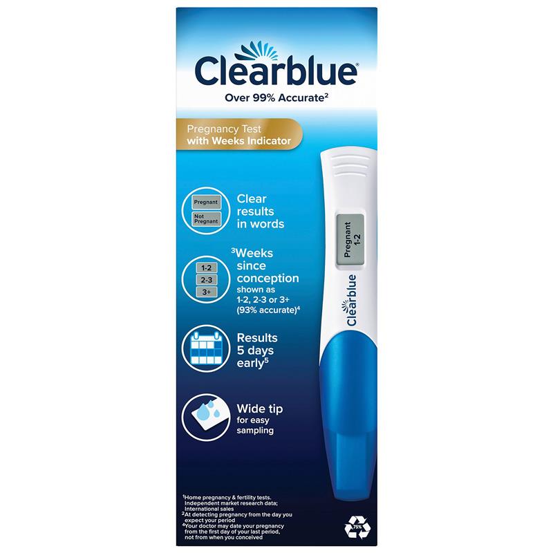Load image into Gallery viewer, Clearblue Digital Pregnancy Test Weeks Indicator 2 Tests
