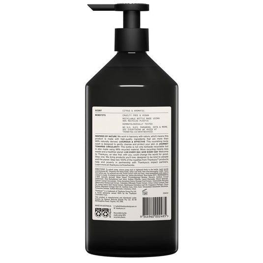 Thankyou Body Wash Botanical Lemon Myrtle & Oat Milk 1L