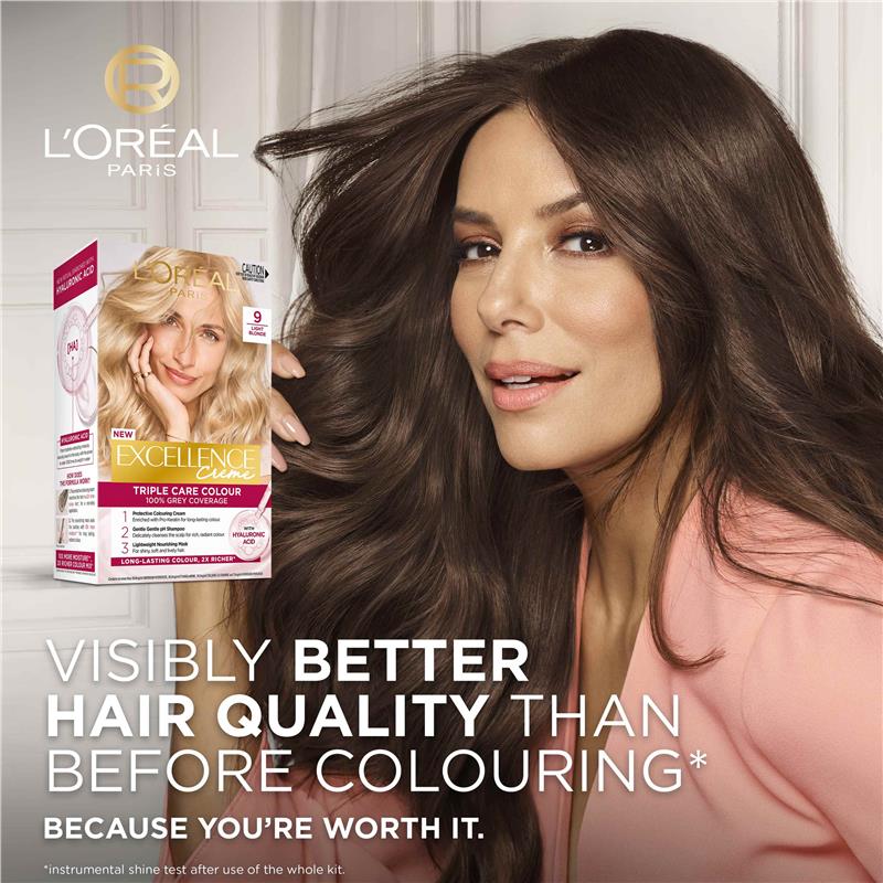 Load image into Gallery viewer, L'Oreal Excellence Creme 9 Light Blonde Hair Colour

