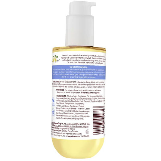 Palmers Tahitian Vanilla Moisture Drench Body Oil 192ml