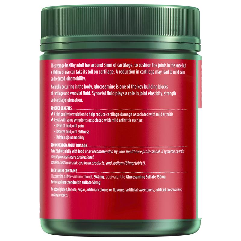 Load image into Gallery viewer, Nature's Own Glucosamine Sulfate With Chondroitin 320 Tablets
