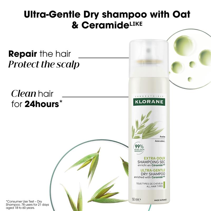 Load image into Gallery viewer, Klorane Dry Shampoo With Oat &amp; Ceramide 150ml
