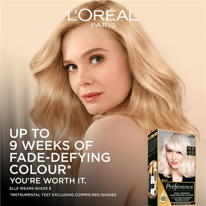 Load image into Gallery viewer, L'Oreal Paris Preference Stockholm 10.21  Very Very  Light Pearl Blonde
