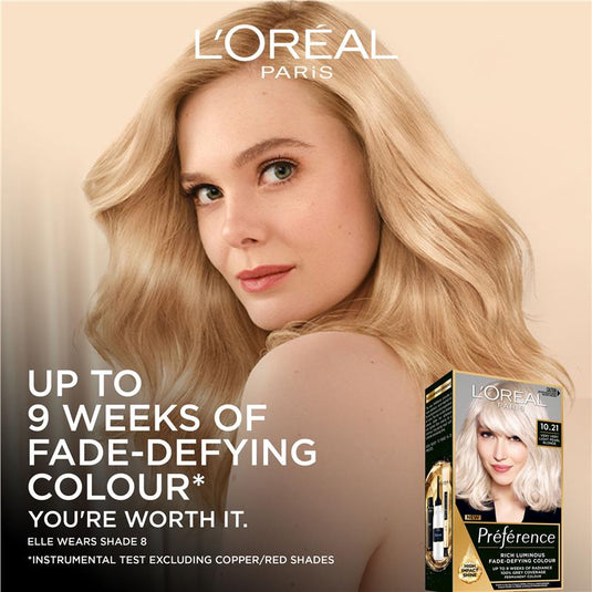 L'Oreal Paris Preference Stockholm 10.21  Very Very  Light Pearl Blonde