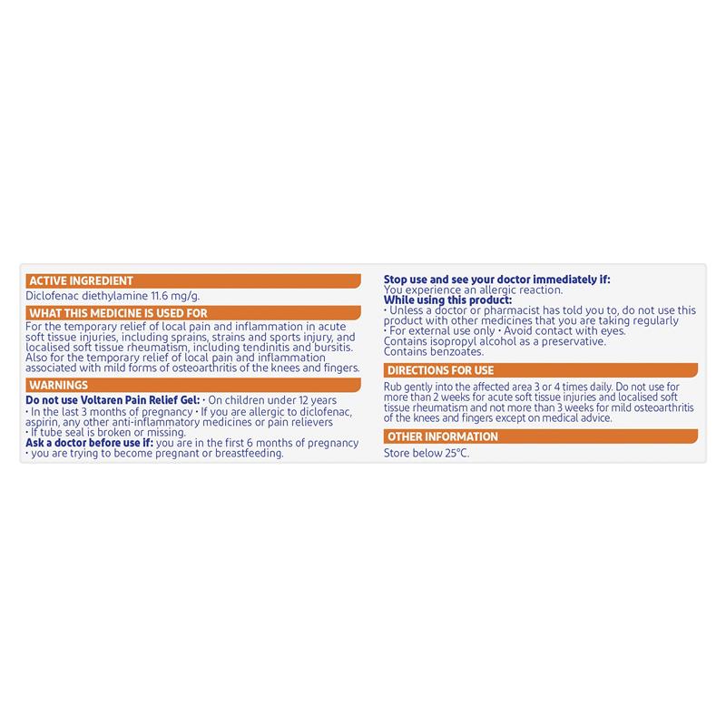 Load image into Gallery viewer, Voltaren Pain Relief Gel 50g
