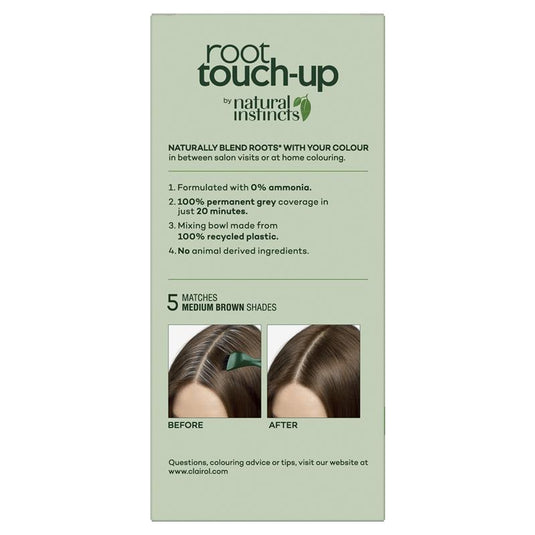 Clairol Root Touch Up Natural Instincts 5 Medium Brown Permanent Hair Colour