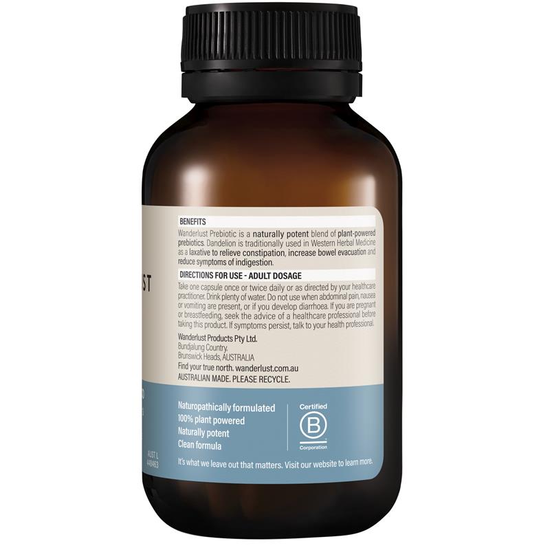 Load image into Gallery viewer, Wanderlustt Prebiotic 60 Capsules
