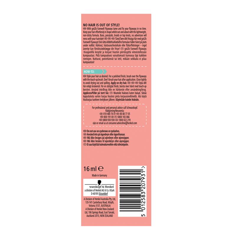 Load image into Gallery viewer, Got2b Farewell Flyaways Touch Up Brush 16ml
