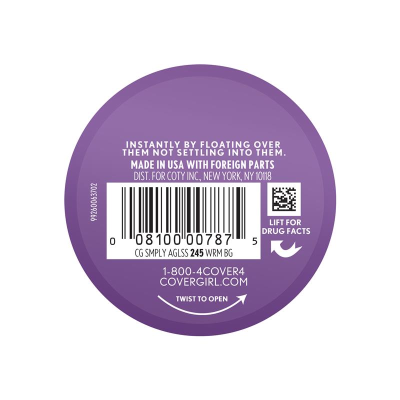 Load image into Gallery viewer, Covergirl Simply Ageless Instant Wrinkle Defying Foundation 245 Warm Beige 12g
