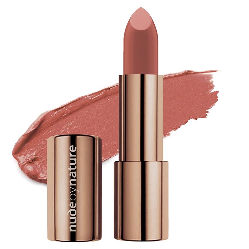 Load image into Gallery viewer, Nude by Nature Moisture Shine Lipstick 05 Pale Coral
