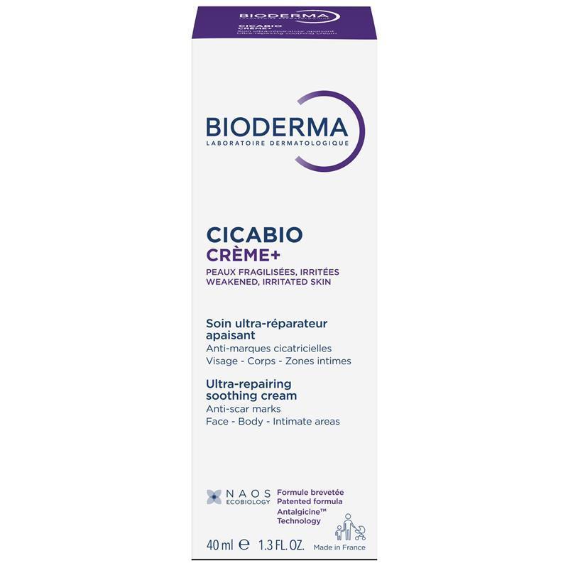 Load image into Gallery viewer, Bioderma Cicabio Crème+ Soothing and Hydrating Restorative Cream 40ml
