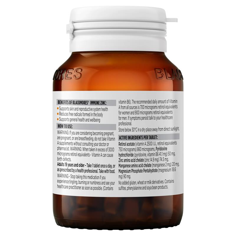 Load image into Gallery viewer, Blackmores Immune Zinc 120 Tablets
