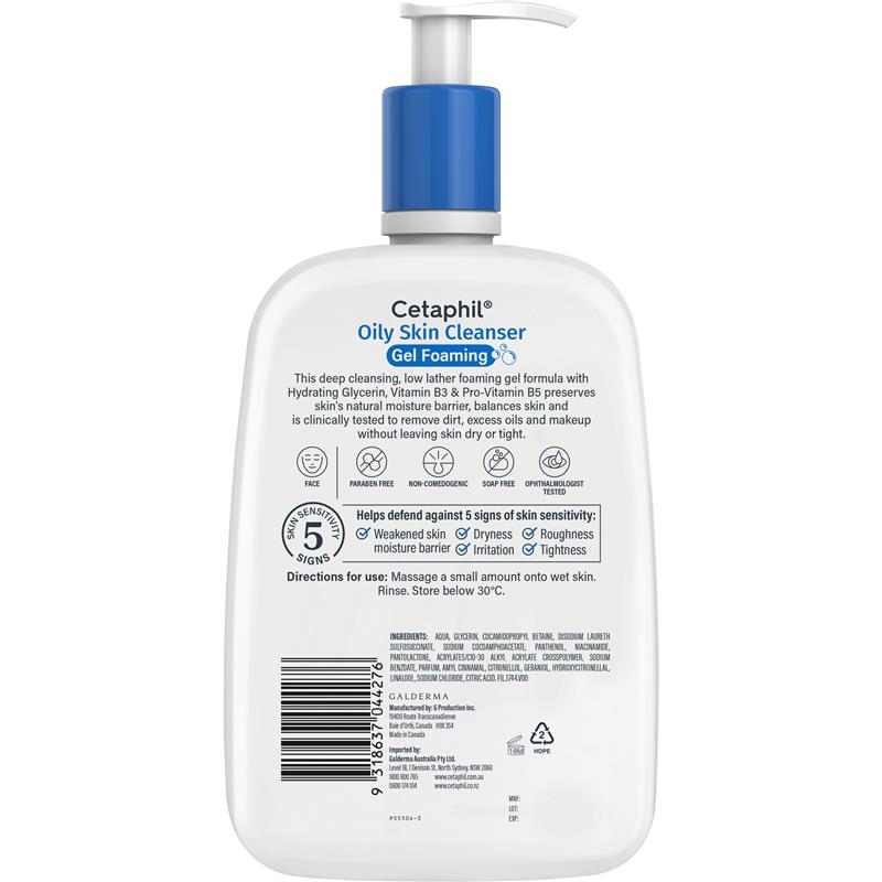 Load image into Gallery viewer, Cetaphil Oily Skin Cleanser 1.25L Exclusive Size
