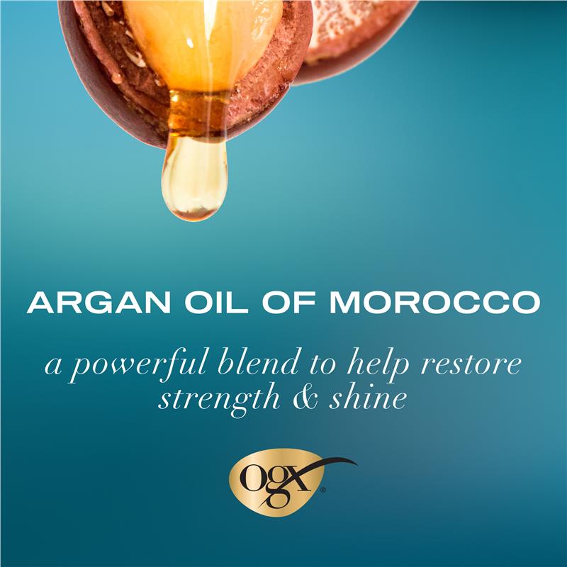 Load image into Gallery viewer, Ogx Extra Strength Hydrate &amp; Repair + Argan Oil of Morocco Shampoo For Damaged Hair 385mL
