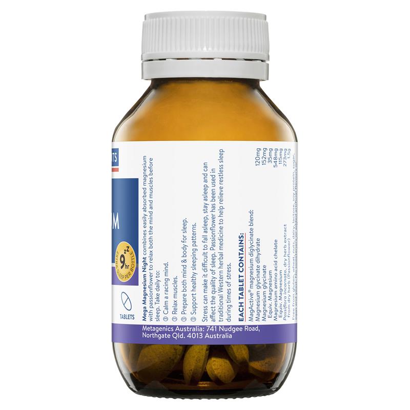 Load image into Gallery viewer, Ethical Nutrients Mega Magnesium Night 50 Tablets
