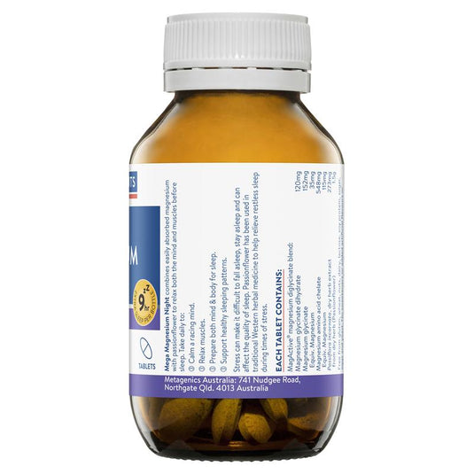Ethical Nutrients Mega Magnesium Night 50 Tablets