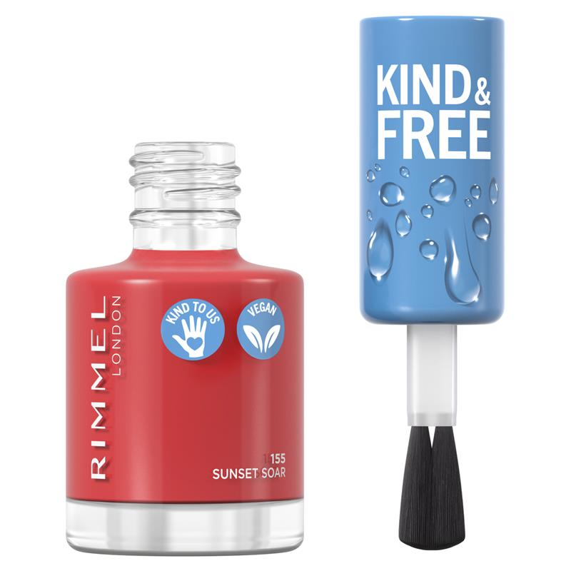 Load image into Gallery viewer, Rimmel Kind &amp; Free Nail Polish 155 Sunset Soar
