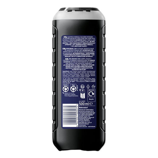 NIVEA for Men Deep Shower Gel 500ml