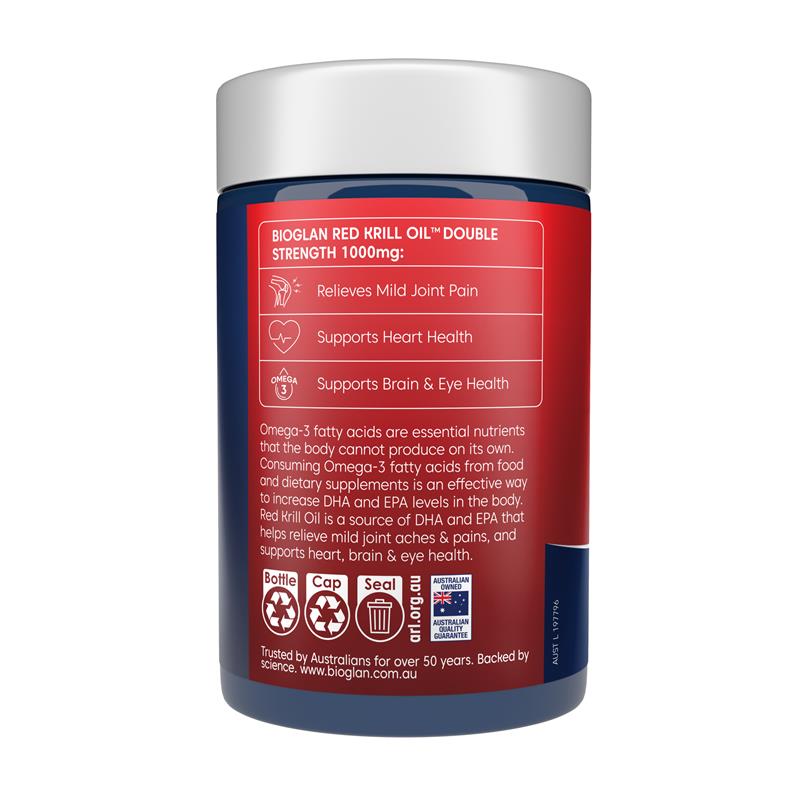 Load image into Gallery viewer, Bioglan Red Krill Oil 1000mg 60 Capsules
