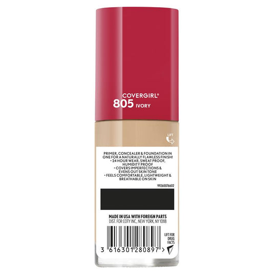 Covergirl Outlast Extreme Wear Foundation 805 Ivory 30ml