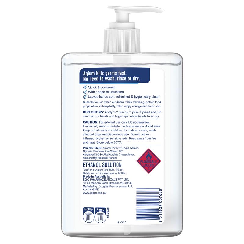 Load image into Gallery viewer, Aqium Antibacterial Hand Sanitiser 1L
