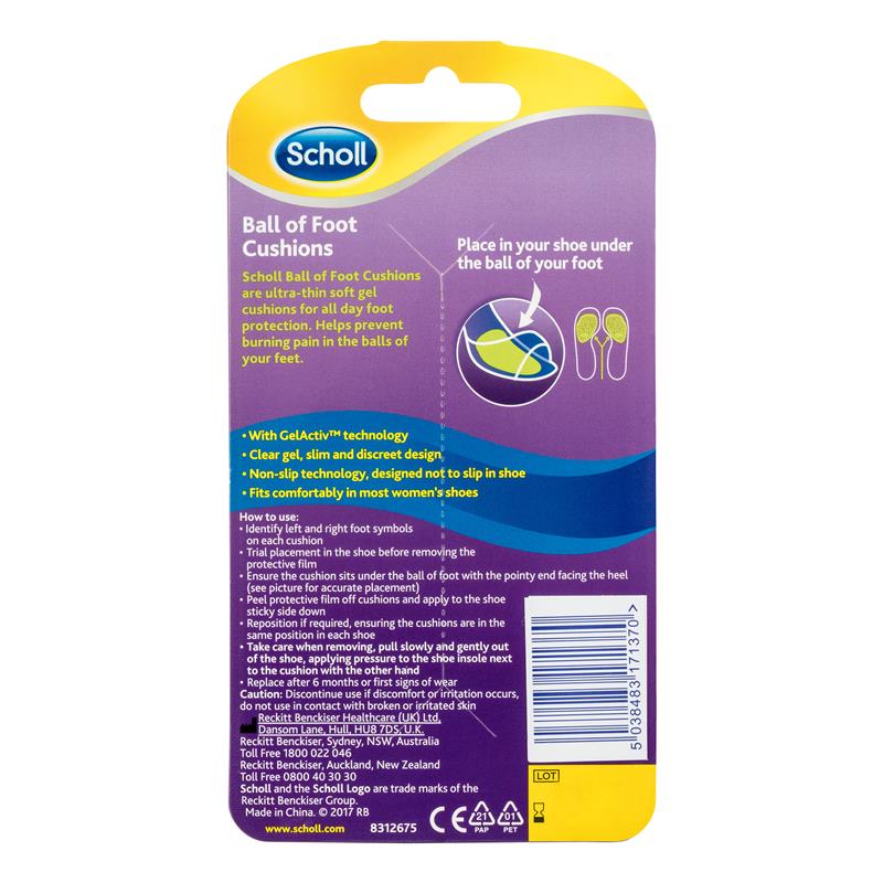 Load image into Gallery viewer, Scholl Party Feet Gel Cushions
