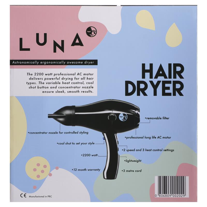 Load image into Gallery viewer, Luna 2000W Hair Dryer

