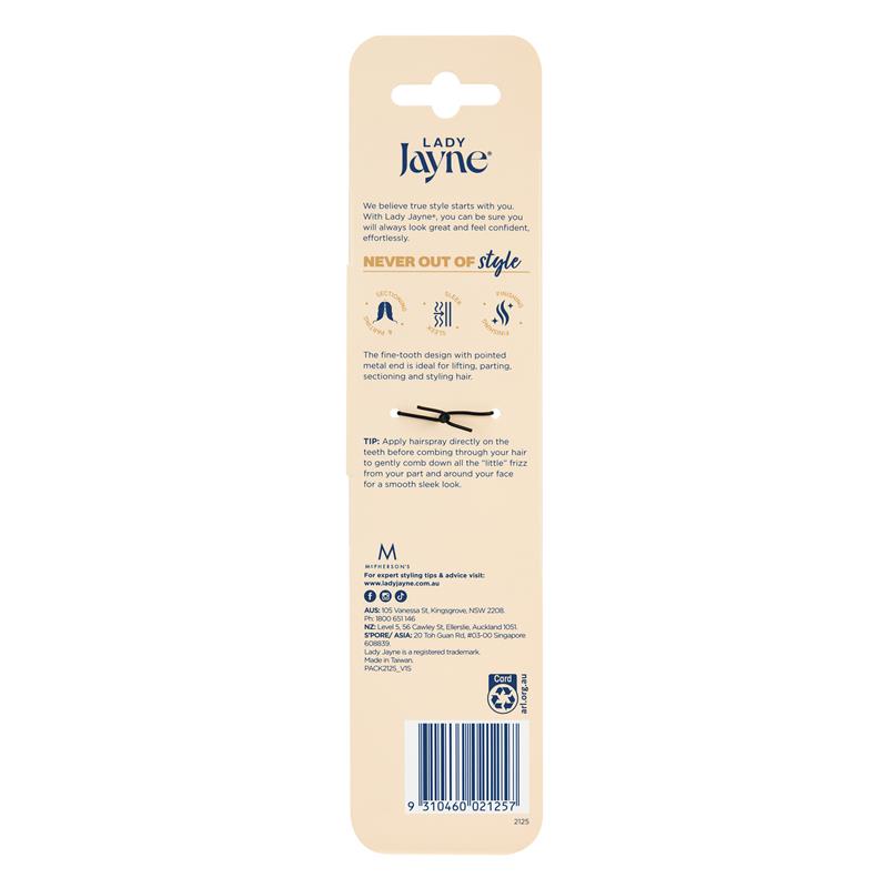 Load image into Gallery viewer, Lady Jayne 2125 Comb Metal Tail
