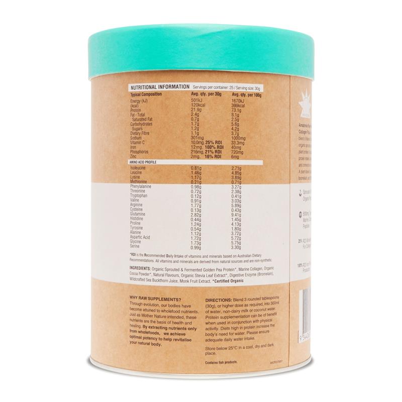 Load image into Gallery viewer, Amazonia Raw Protein Collagen Plus Choc Hazelnut 750g
