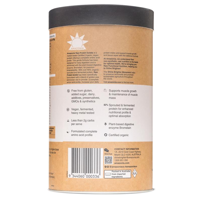Load image into Gallery viewer, Amazonia RAW Protein Isolate Natural 1kg
