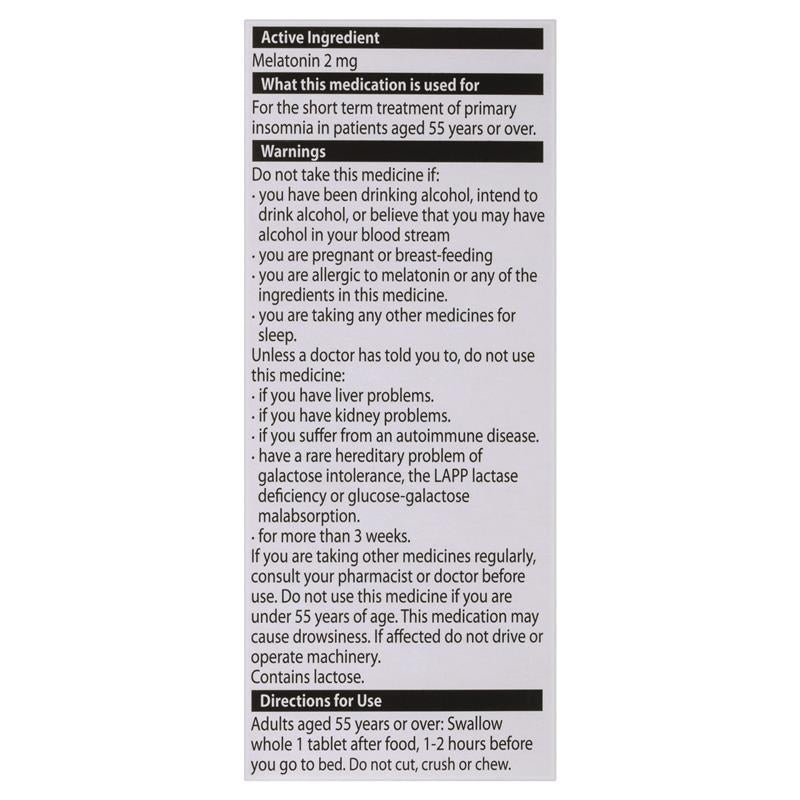 Load image into Gallery viewer, Circadin 2mg Tablets 30 (Aged 55+ only) - Melatonin (S3)
