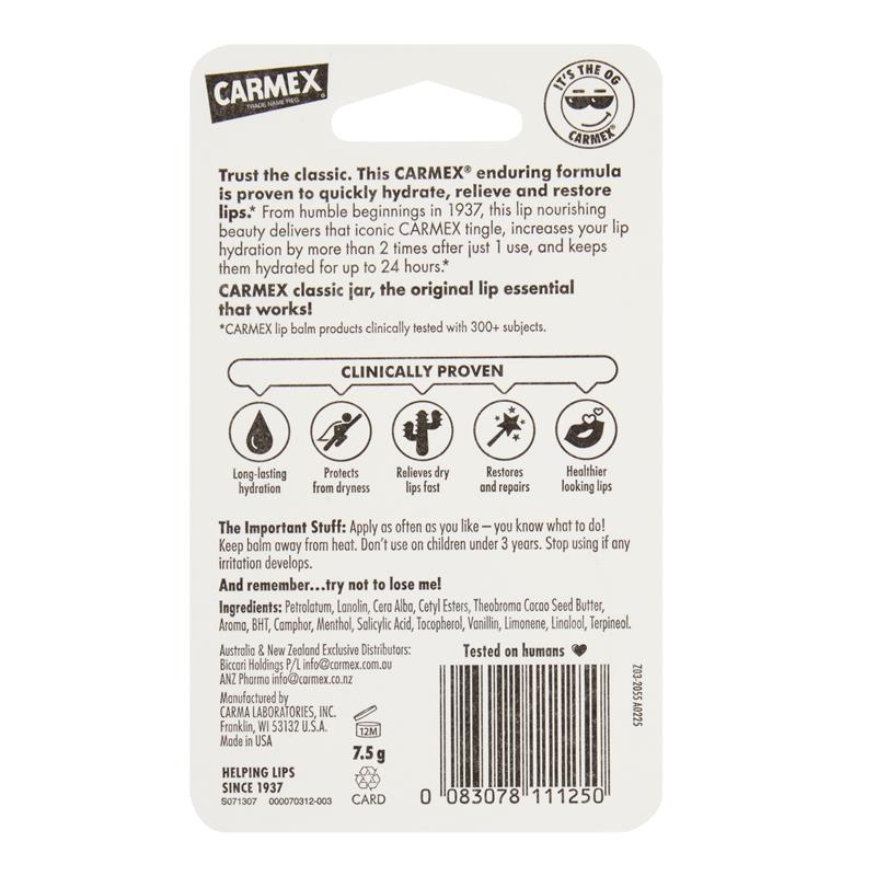 Load image into Gallery viewer, Carmex Lip Balm Jar 7.5g

