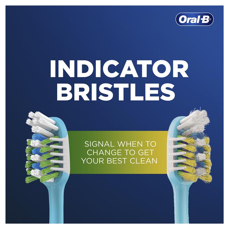 Load image into Gallery viewer, Oral B Toothbrush Cross Action Indicator 3 Pack
