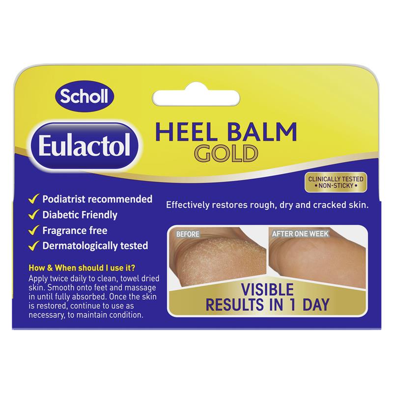 Load image into Gallery viewer, Scholl Eulactol Heel Balm Gold 60ml
