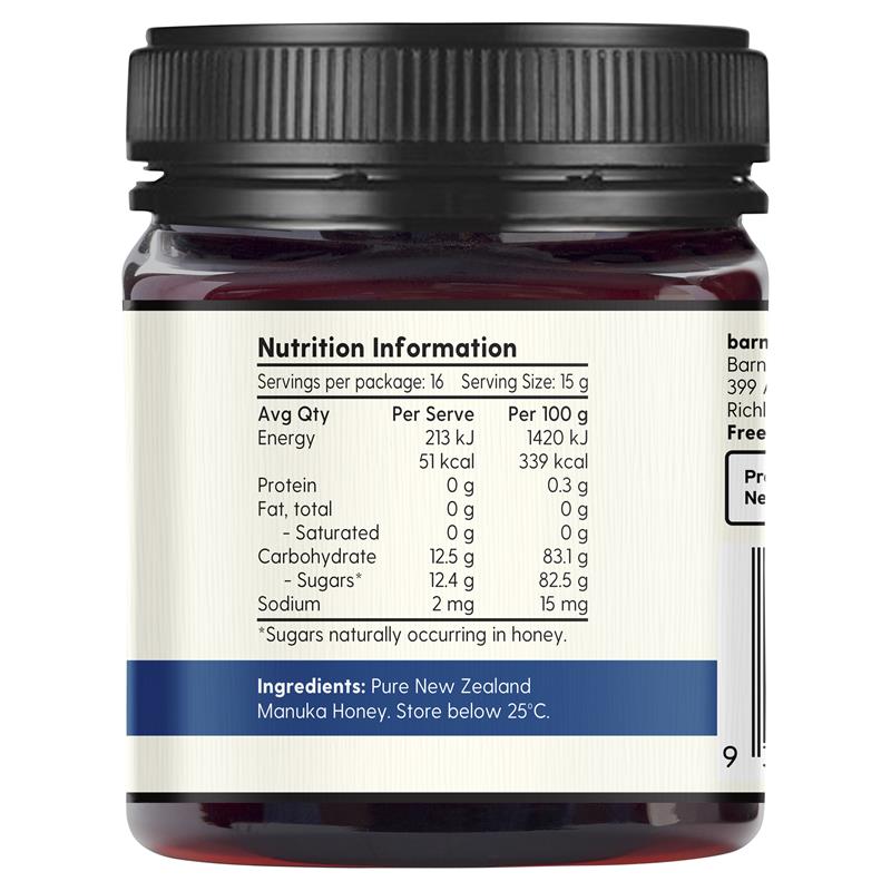 Load image into Gallery viewer, Barnes Naturals New Zealand Manuka Honey 250g MGO 550+
