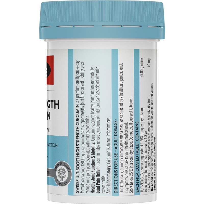 Load image into Gallery viewer, Swisse High Strength Curcumin 30 Tablets

