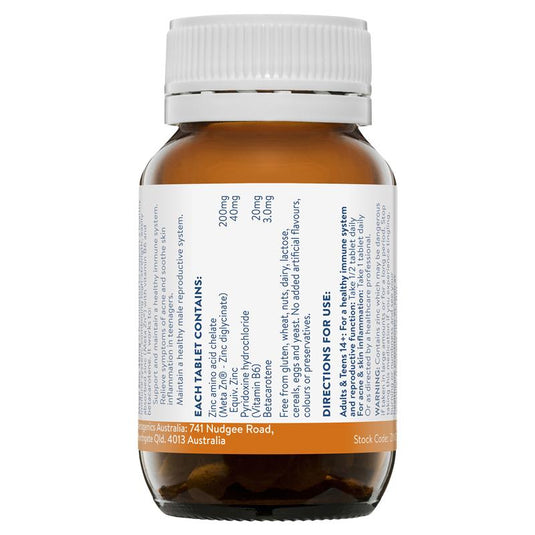Ethical Nutrients Mega Zinc 40mg 120 Tablets