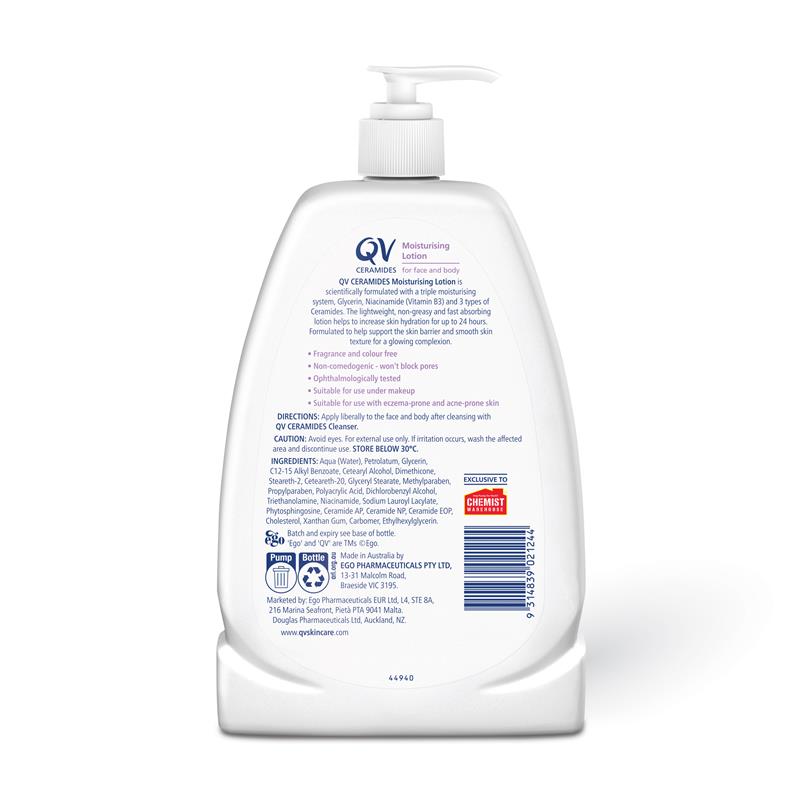 Load image into Gallery viewer, Ego QV Ceramides Moisturising Lotion 1.25L Exclusive Size
