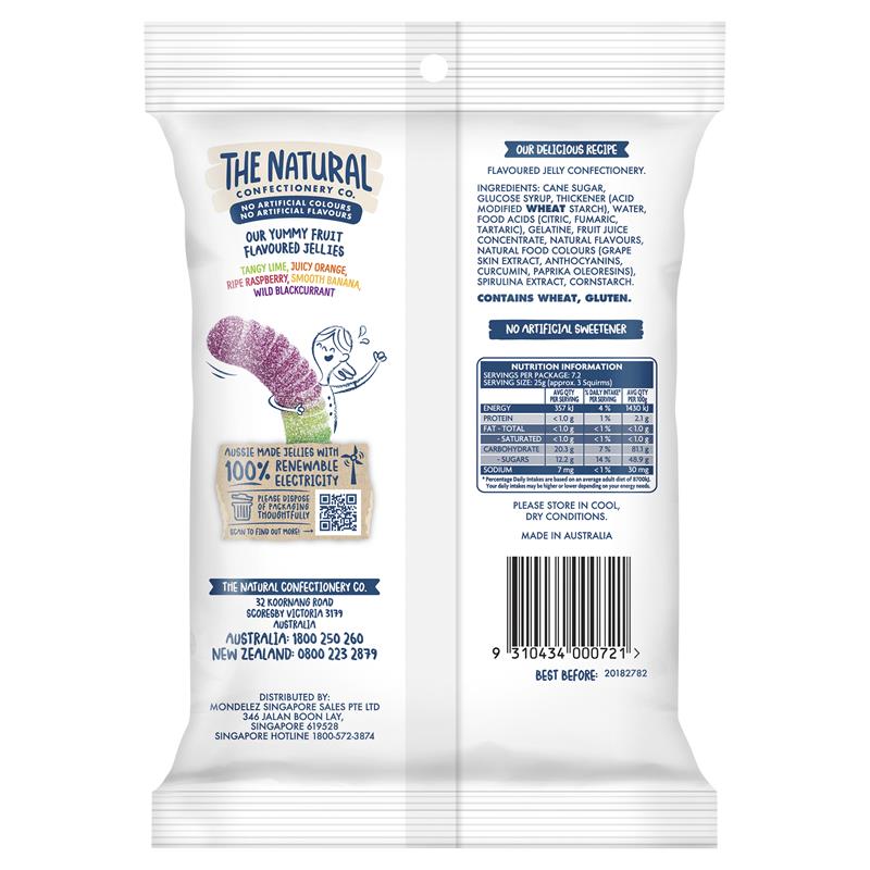 Load image into Gallery viewer, The Natural Confectionery Co. Squirms 180g
