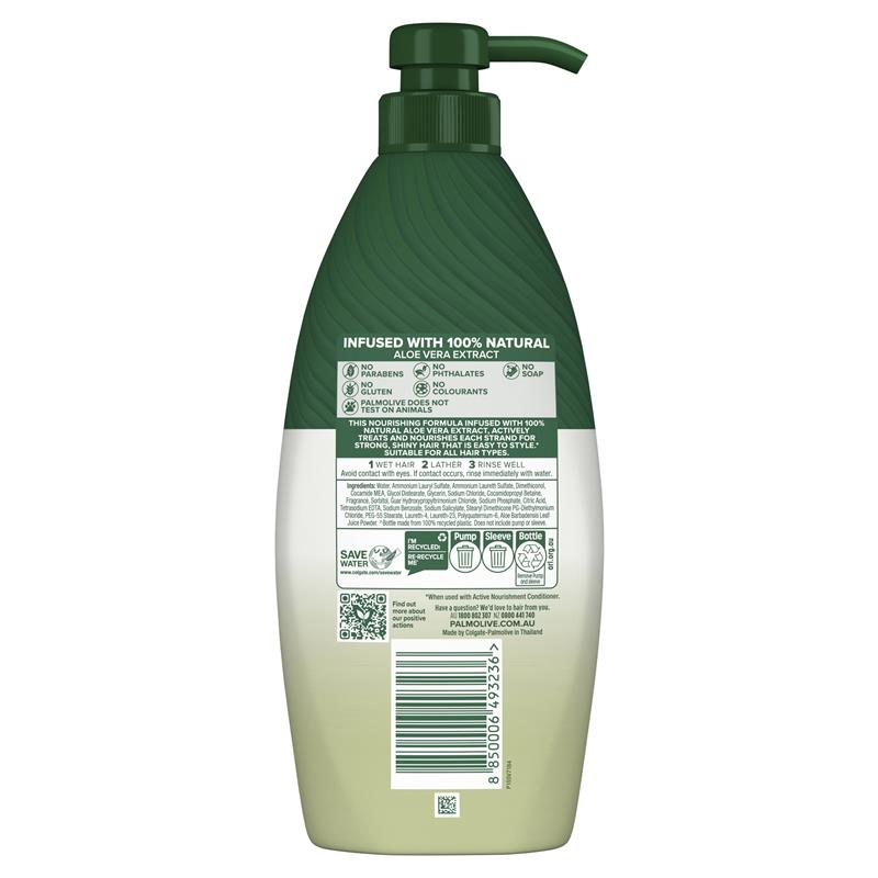 Load image into Gallery viewer, Palmolive Naturals Active Nourishment Normal Hair Shampoo Aloe Vera &amp; Fruit Vitamins 700mL
