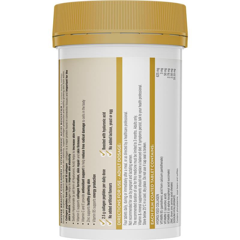 Load image into Gallery viewer, Swisse Beauty Collagen + Hyaluronic Acid Booster 160 Tablets Exclusive Size
