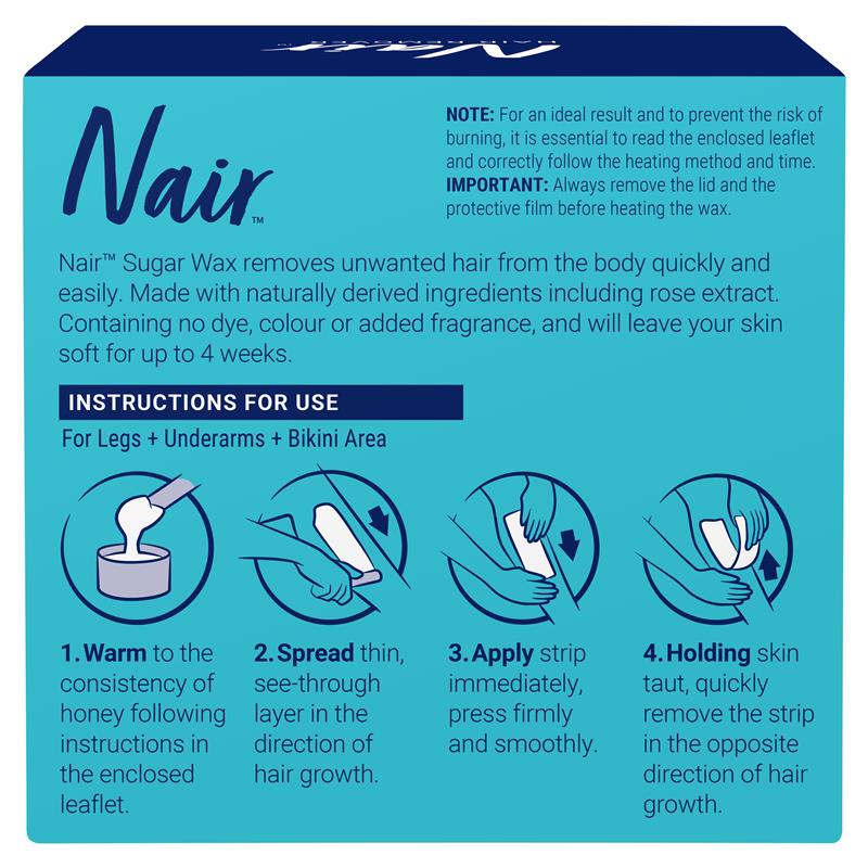 Load image into Gallery viewer, Nair Natural Origin Sugar Wax Rose 350ml
