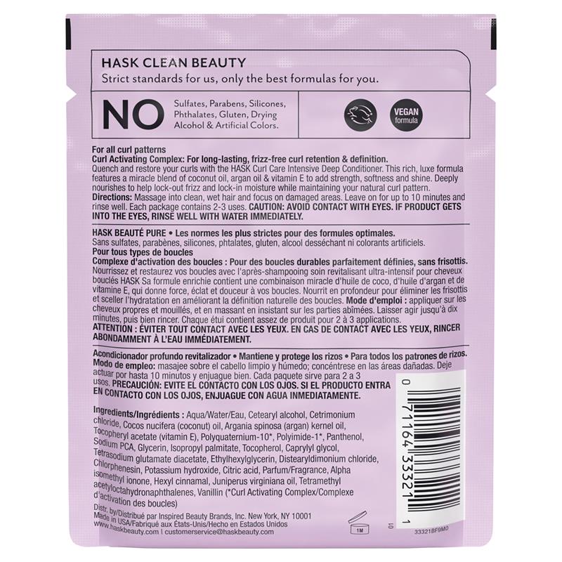 Load image into Gallery viewer, Hask Curl Care Intensive Deep Conditioner Packet 50g
