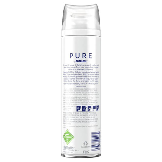 Gillette Pure Sensitive Shave Foam 245g