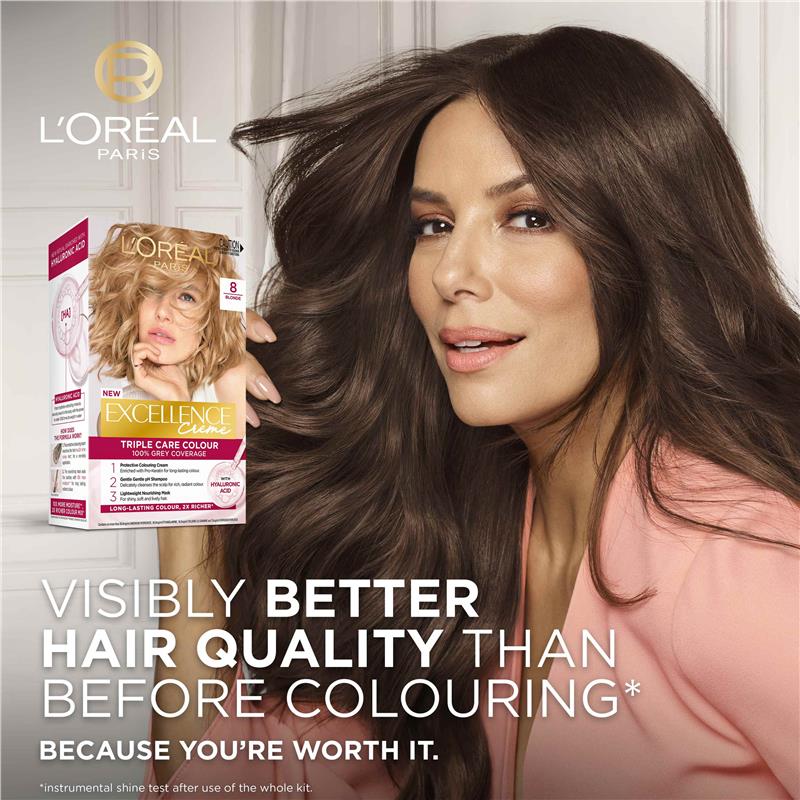 Load image into Gallery viewer, L'Oreal Excellence Creme 8 Blonde Hair Colour
