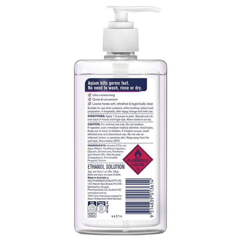 Load image into Gallery viewer, Aqium Antibacterial Hand Sanitiser Ultra 375Ml
